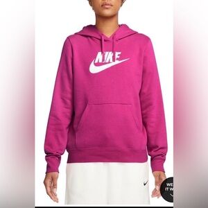 hot pink nike jumper